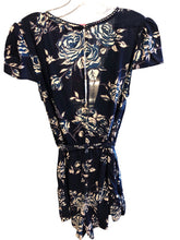 Load image into Gallery viewer, Size M BLUE RAIN ROMPER
