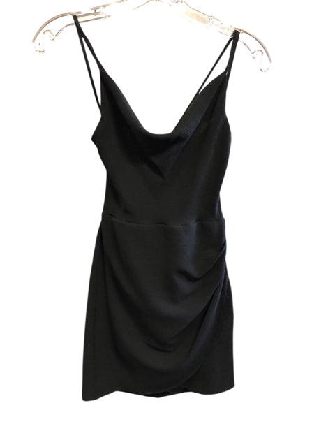 b. darlin dresses Size 0 B Dress V notch Dazzle like a disco Long Two Piece Black Size:W12/M10.5